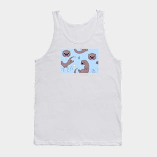 River Otter Repeat Pattern Tank Top